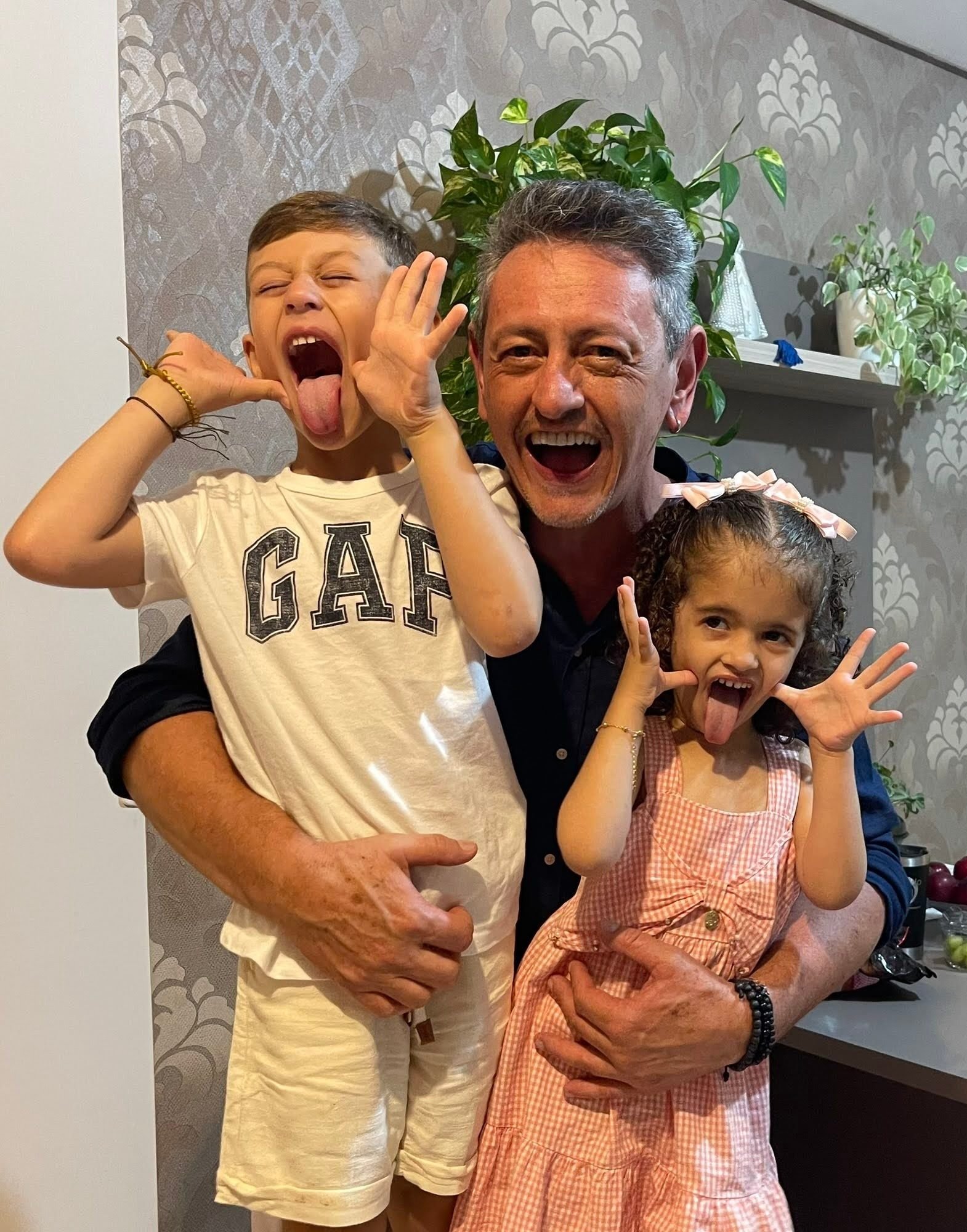 Everaldo e seus netos